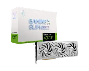 GeForce RTX 4070 Ti GAMING X SLIM WHITE 12G